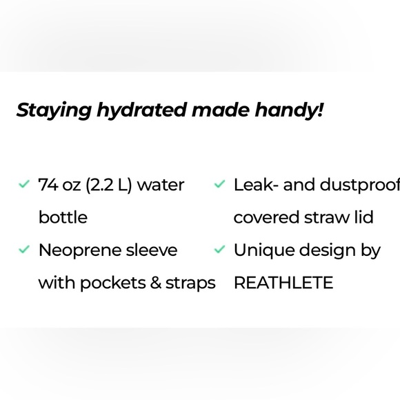 DRNQ HALF GALLON WATER  BOTTLE - Picture 5 of 7